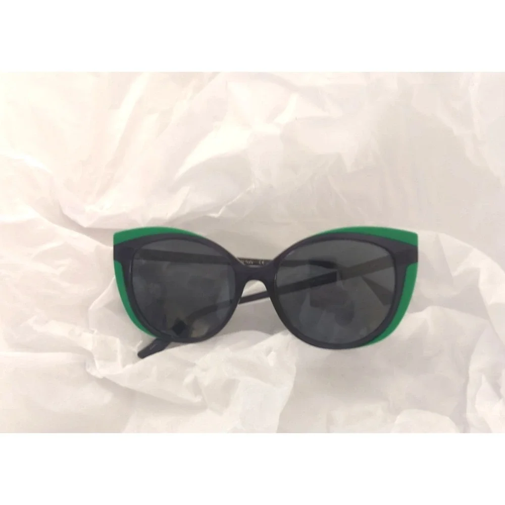 Green Sunglasses Face A Face Morea 1 Green Black Cool Turn Heads Edgy Retro EUC
